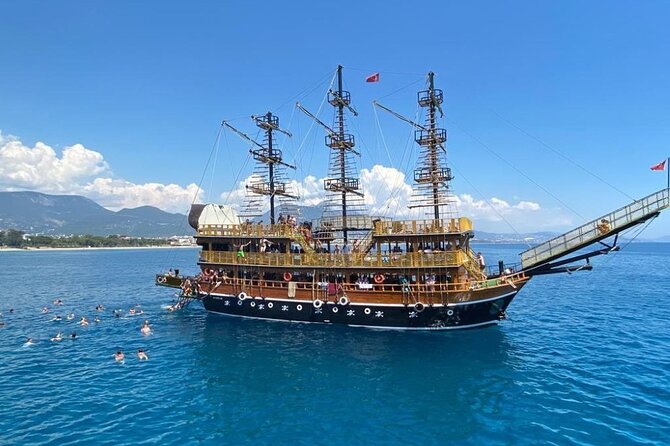 Kemer Full Day Pirate Boat Trip with Lunch and Optional Transfer - The Boat Ride Schedule, From Outbound Cruise to Return