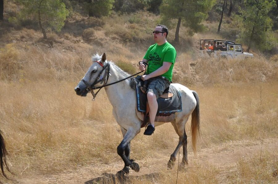 Kemer Horse Safari, pick up from Kiris, Beldibi, Goynuk - Before you mount: helmet, insurance, and a short riding intro