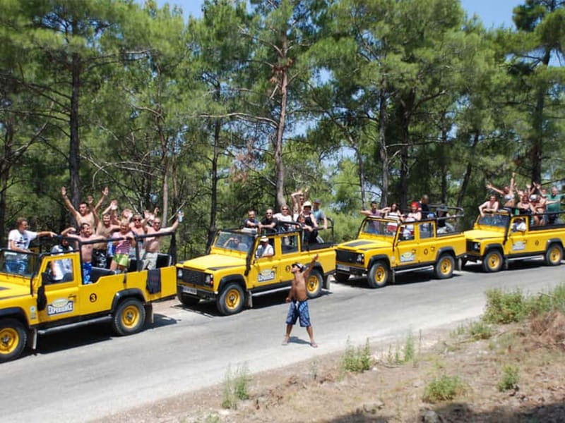 Kemer: Jeep Safari Tour with Lunch at Riverside - 4WD Land Rover adventure: thrills, but with real structure