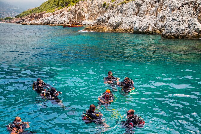 Kemer Scuba Diving Tour Incl. Lunch with Opt. Hotel Transfer - The briefing, safety talk, and first underwater coaching