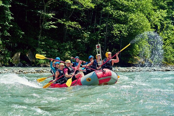 Köprülü Canyon Rafting Tour from Antalya - On the Water: splitting into groups and handling cold Taurus Mountains water