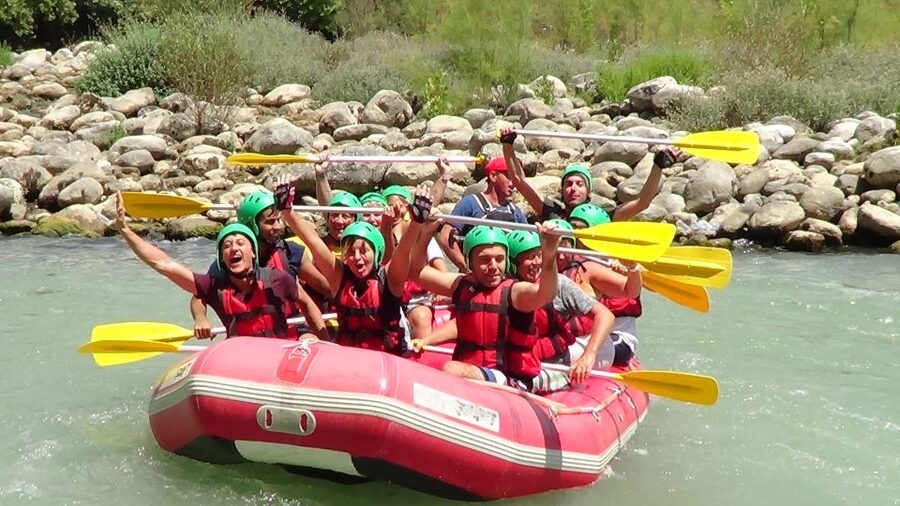 Mix Combo Adventure Tour: Zipline, River Rafting, Canyoning - Zipline over the canyon: harnessed, fast, and very clear