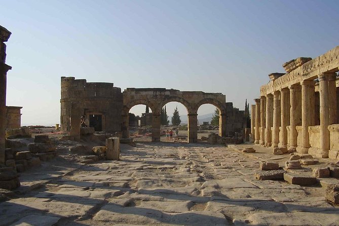 Pamukkale Small Group Guided Tour from Antalya incl. Lunch - Hierapolis Ruins and the Roman Amphitheater: The Ancient Bonus Stop