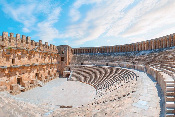 Perge Aspendos Aquaduct Side with Waterfall - A Fast-Rolling Day Across Perge, Aspendos, Side, and Manavgat
