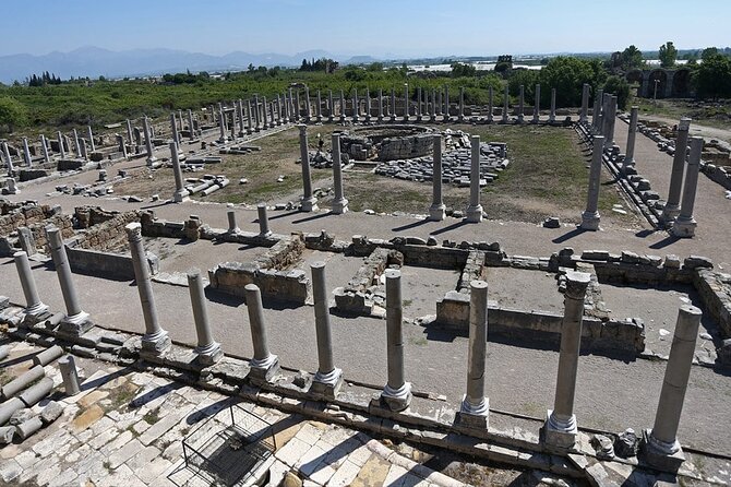 Perge Aspendos Side the Historical sites of Antalya - Aspendos ruins: the theatre that still does the talking