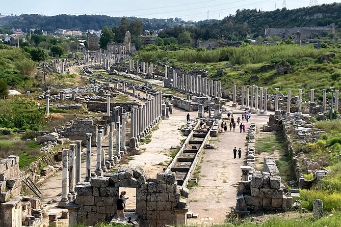 Perge, Aspendos, Side & Waterfall Full-Day Tour from Antalya - Aspendos Ruins: One Hour in a Theater You Can Still Feel