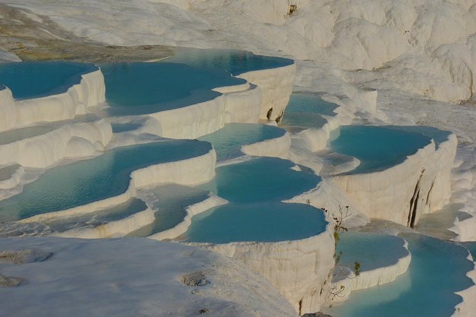 private daily tour pamukkale by u can travel - Stop 2: Pamukkale natural hot water pools and terraces