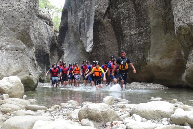 Rafting at Koprulu Canyon with Zipline Incl. Lunch f/Belek - Canyoning-style water time: turquoise pools, guided movement, and the activity level question