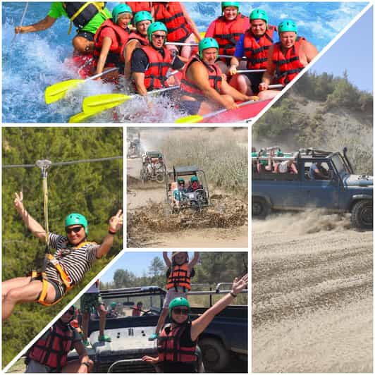 Side&Alanya:Rafting,Jeep,Quad/Buggy Safari/Zipline wLunch - Key Highlights You’ll Actually Notice
