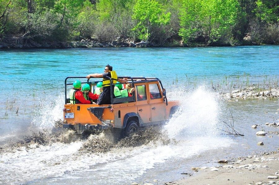 Side&Alanya:Rafting,Jeep,Quad/Buggy Safari/Zipline wLunch - Zipline Over the Trees: A Different Kind of Adrenaline