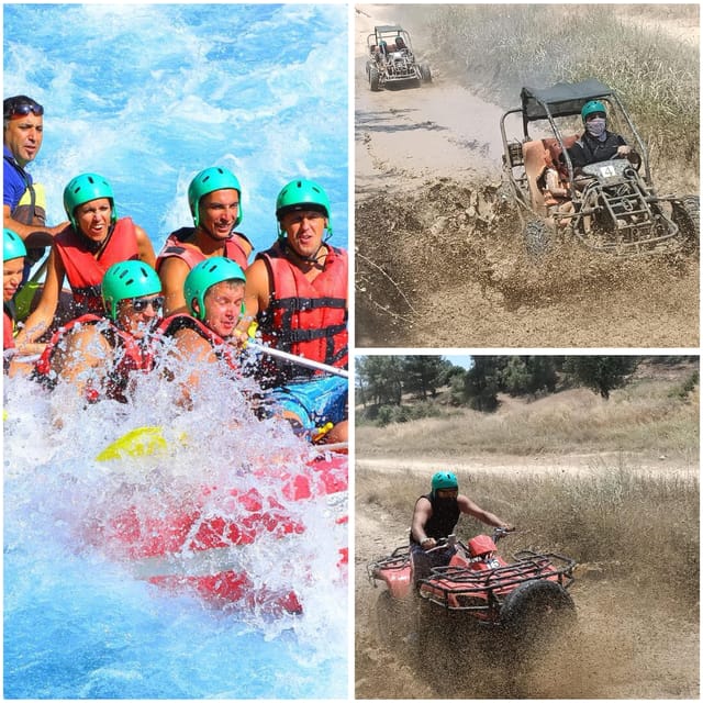 Side&Alanya:Rafting,Jeep,Quad/Buggy Safari/Zipline wLunch - Morning Pickup and the Jeep Ride Into the Taurus Mountains