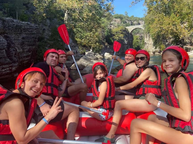 Side/Antalya: Canyon Rafting, Buggy or Quad, & Zipline Tour - Zipline over the canyon, timed after the second raft push