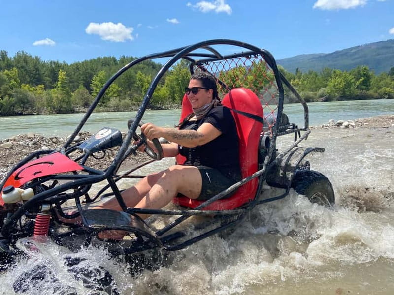 Side/Antalya: Canyon Rafting, Buggy or Quad, & Zipline Tour - The 400-meter swim, and why it makes the rafting feel real