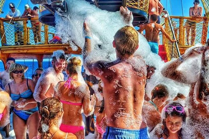 Side: Dolphin Island Boat Tour with Foam Party and Lunch - Price and What You Really Get for $30
