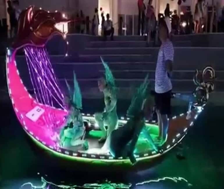 Side: Night Shows at The Land Of Legends with Transfer - Shows, performances, and the laser-light-water payoff