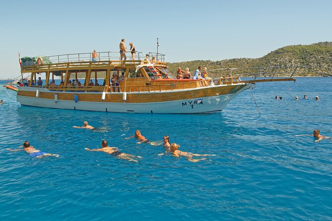 Sunken City Kekova Demre and Myra Day Tour from Kemer - Kekova Island Boat Cruise: Sunken City Views and Real Swim Time