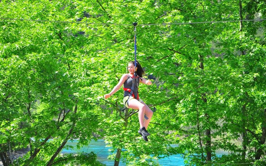 Super Combo: Rafting, Quad or Buggy Ride, Zipline, Jeep Tour - Zipline Over the Canyon for Big Views