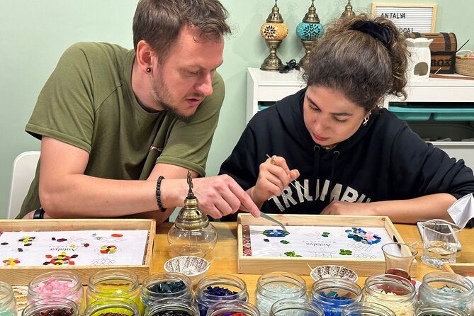 Turkish Mosaic Lamp Workshop in Antalya Near Old Town - Local Guides Orhan and Esra, and the Friendly Workshop Feel